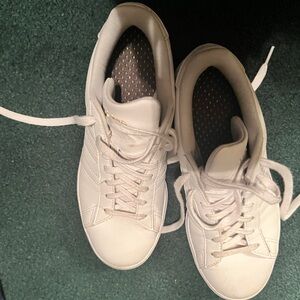 adidas Women's White Cream Low-Top Sneakers